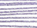 [Video]High Quality! Cubic Zirconia AAA Cube Shape 2x2x2mm [Lavender] 1strand beads (aprx.15inch/36cm)