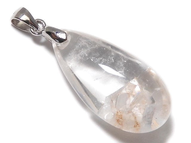 [Video][One of a kind] Crystal in Quartz Pendant Silver925 NO.121