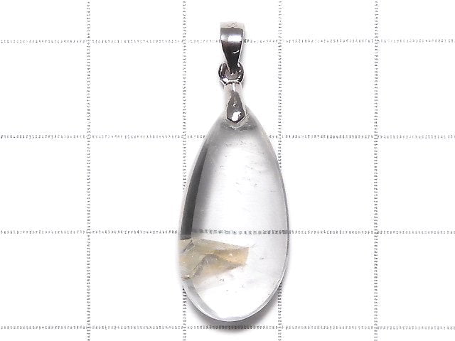 [Video][One of a kind] Crystal in Quartz Pendant Silver925 NO.122