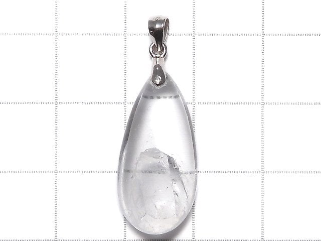 [Video][One of a kind] Crystal in Quartz Pendant Silver925 NO.126