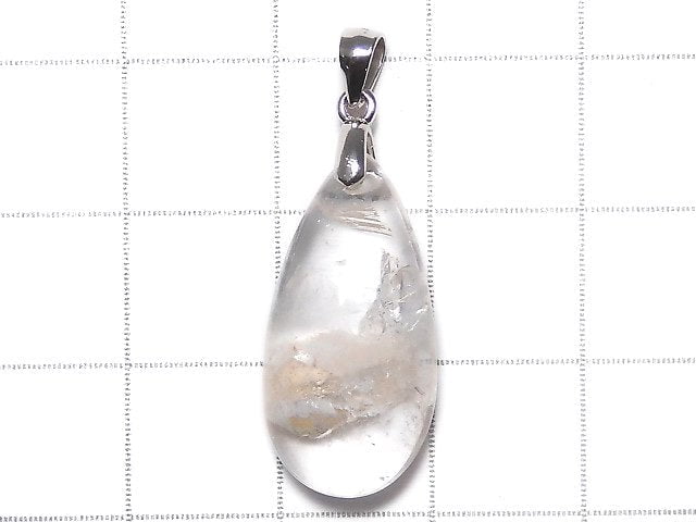 [Video][One of a kind] Crystal in Quartz Pendant Silver925 NO.127