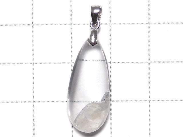 [Video][One of a kind] Crystal in Quartz Pendant Silver925 NO.129