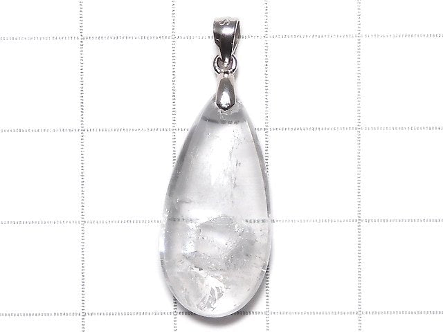 [Video][One of a kind] Crystal in Quartz Pendant Silver925 NO.130