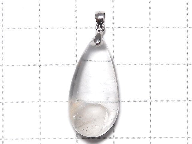 [Video][One of a kind] Crystal in Quartz Pendant Silver925 NO.138