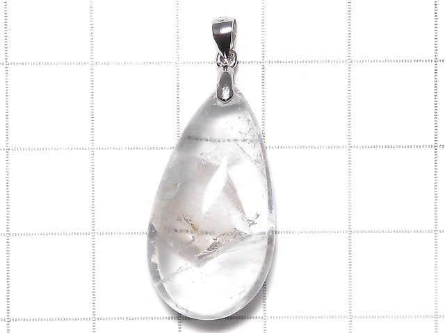 [Video][One of a kind] Crystal in Quartz Pendant Silver925 NO.140