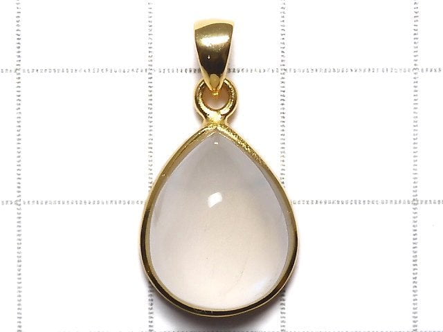 [Video][One of a kind] High Quality Royal Blue Moonstone AAA Pendant 18KGP NO.29