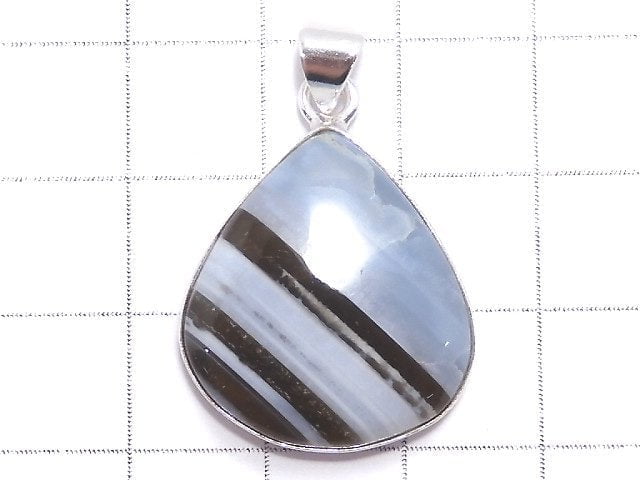 [Video][One of a kind] Blue Opal AAA- Pendant Silver925 NO.2