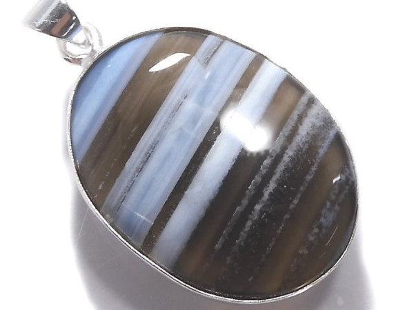 [Video][One of a kind] Blue Opal AAA- Pendant Silver925 NO.7