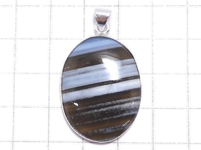 [Video][One of a kind] Blue Opal AAA- Pendant Silver925 NO.7