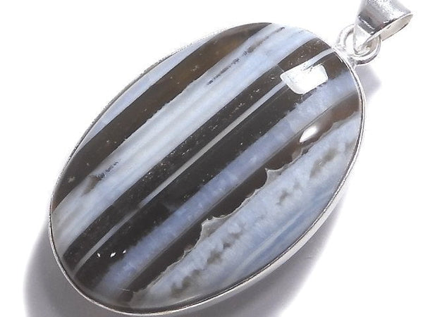 [Video][One of a kind] Blue Opal AAA- Pendant Silver925 NO.8