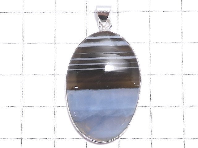 [Video][One of a kind] Blue Opal AAA- Pendant Silver925 NO.9