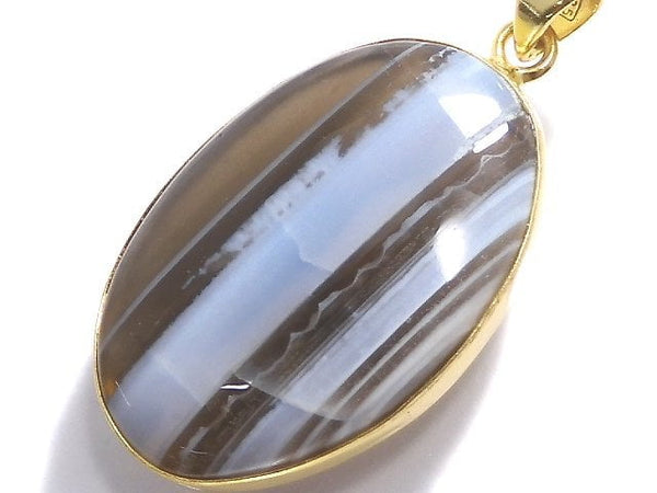 [Video][One of a kind] Blue Opal AAA- Pendant 18KGP NO.18