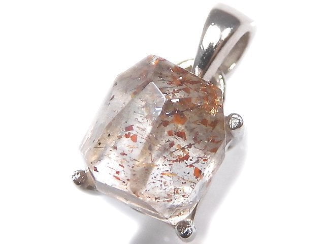 [Video][One of a kind] High Quality Lepidocrocite in Quartz AAA Pendant Silver925 NO.101