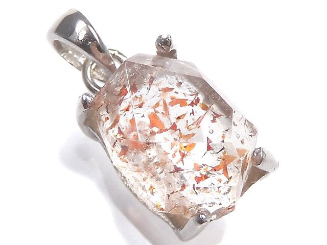 [Video][One of a kind] High Quality Lepidocrocite in Quartz AAA Pendant Silver925 NO.102