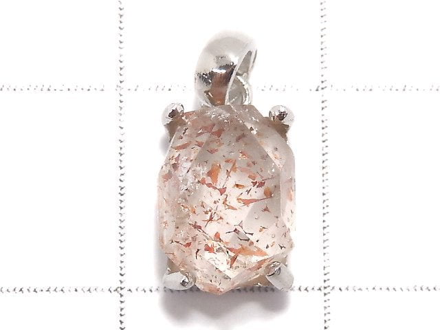 [Video][One of a kind] High Quality Lepidocrocite in Quartz AAA Pendant Silver925 NO.102