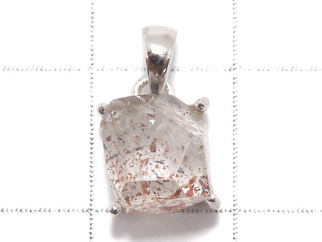 [Video][One of a kind] High Quality Lepidocrocite in Quartz AAA Pendant Silver925 NO.103