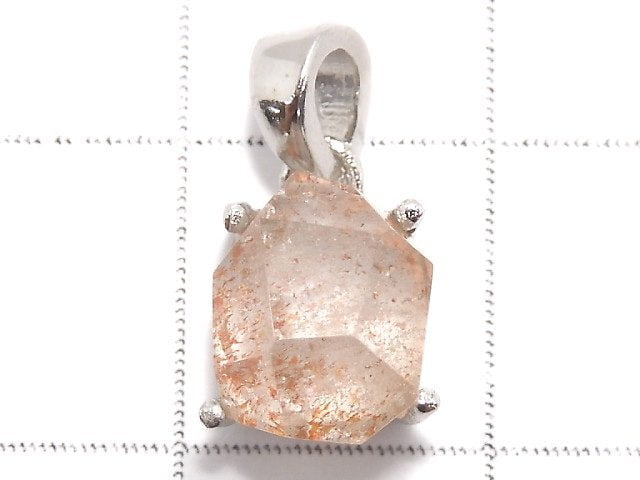 [Video][One of a kind] High Quality Lepidocrocite in Quartz AAA Pendant Silver925 NO.104