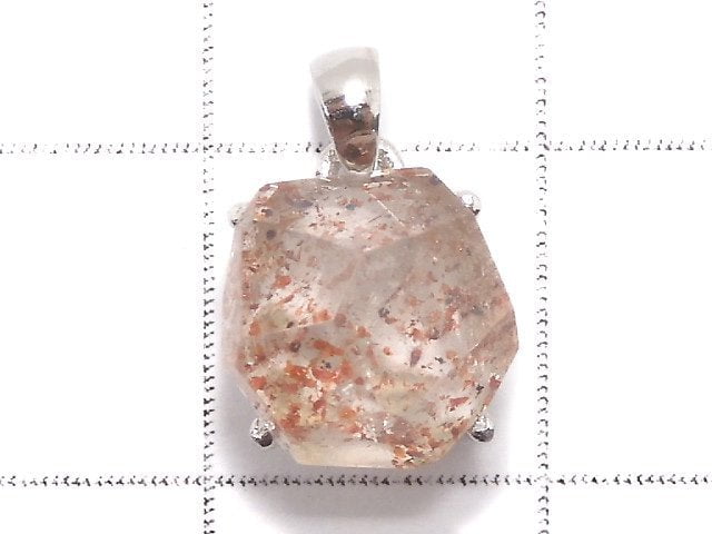 [Video][One of a kind] High Quality Lepidocrocite in Quartz AAA Pendant Silver925 NO.107