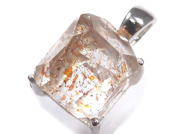 [Video][One of a kind] High Quality Lepidocrocite in Quartz AAA Pendant Silver925 NO.108