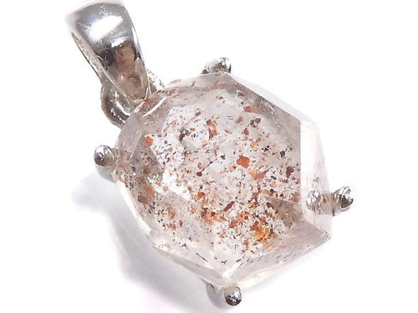 [Video][One of a kind] High Quality Lepidocrocite in Quartz AAA Pendant Silver925 NO.109