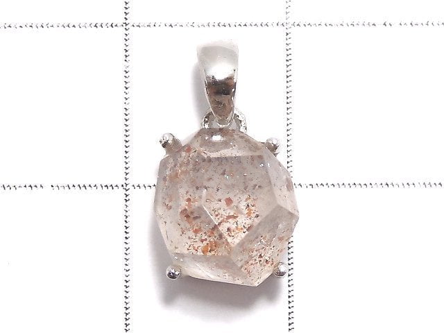 [Video][One of a kind] High Quality Lepidocrocite in Quartz AAA Pendant Silver925 NO.109