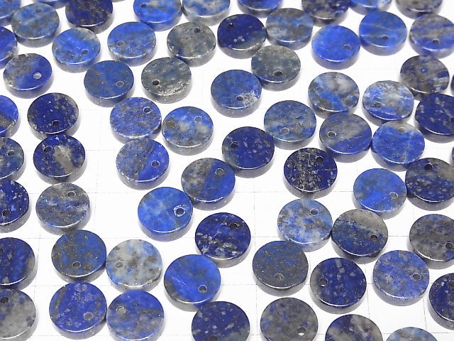 [Video]Lapislazuli AA+ Flat Coin 10x10mm 5pcs