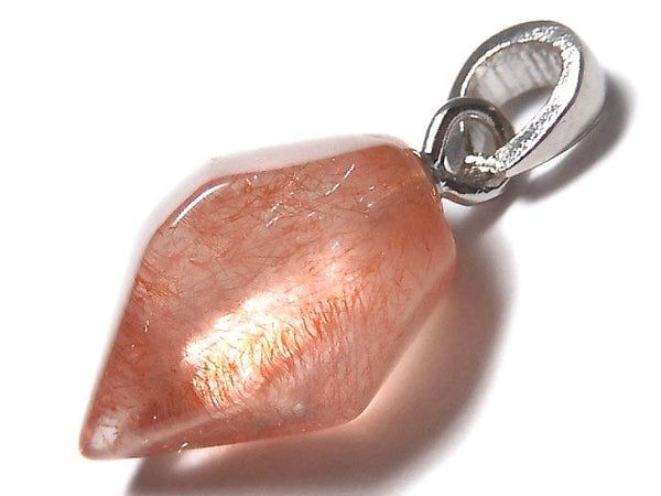 [Video][One of a kind] Natural Strawberry Quartz AAA Pendant Silver925 NO.21