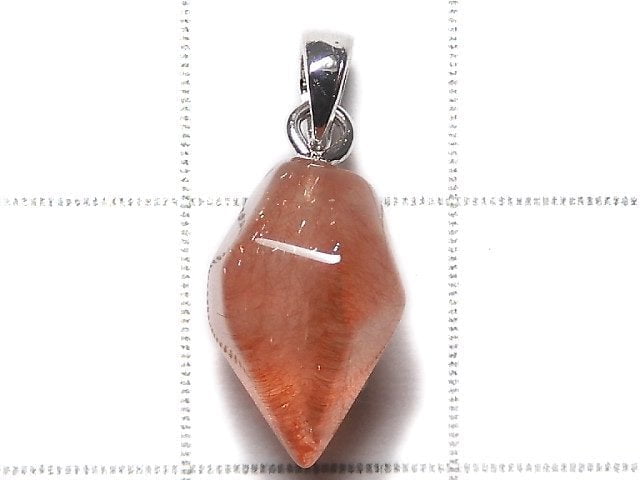 [Video][One of a kind] Natural Strawberry Quartz AAA Pendant Silver925 NO.21