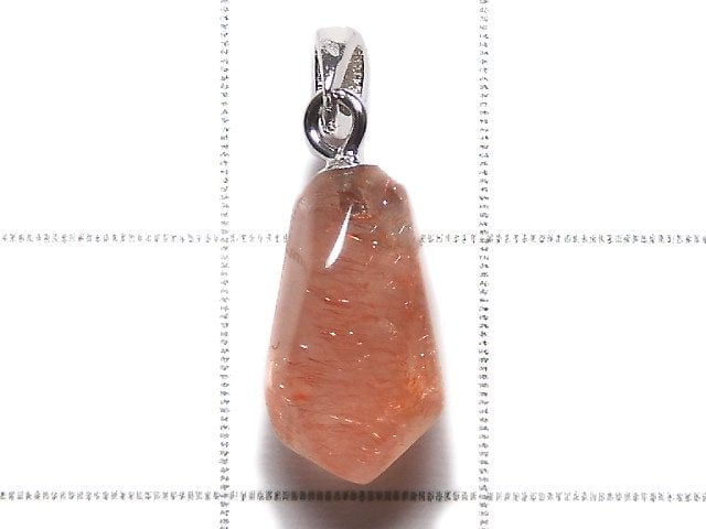 [Video][One of a kind] Natural Strawberry Quartz AAA Pendant Silver925 NO.22