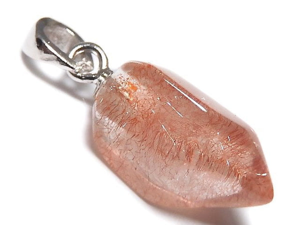 [Video][One of a kind] Natural Strawberry Quartz AAA Pendant Silver925 NO.23