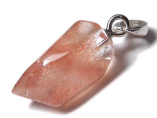 [Video][One of a kind] Natural Strawberry Quartz AAA Pendant Silver925 NO.25