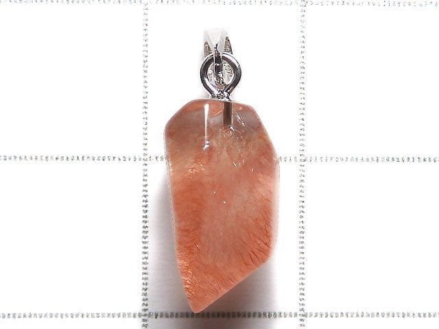 [Video][One of a kind] Natural Strawberry Quartz AAA Pendant Silver925 NO.25