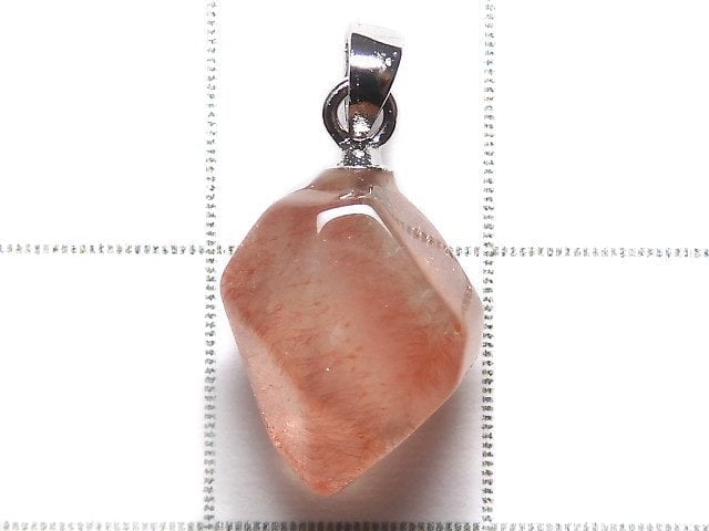 [Video][One of a kind] Natural Strawberry Quartz AAA Pendant Silver925 NO.26