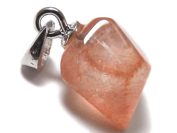 [Video][One of a kind] Natural Strawberry Quartz AAA Pendant Silver925 NO.27