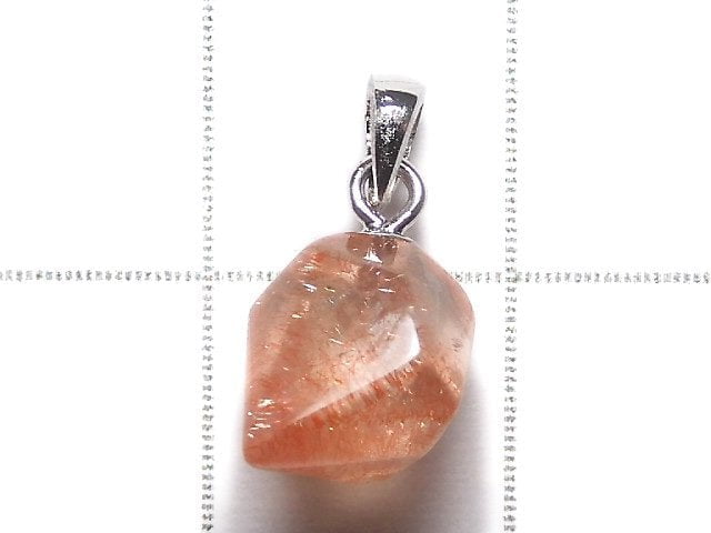 [Video][One of a kind] Natural Strawberry Quartz AAA Pendant Silver925 NO.27