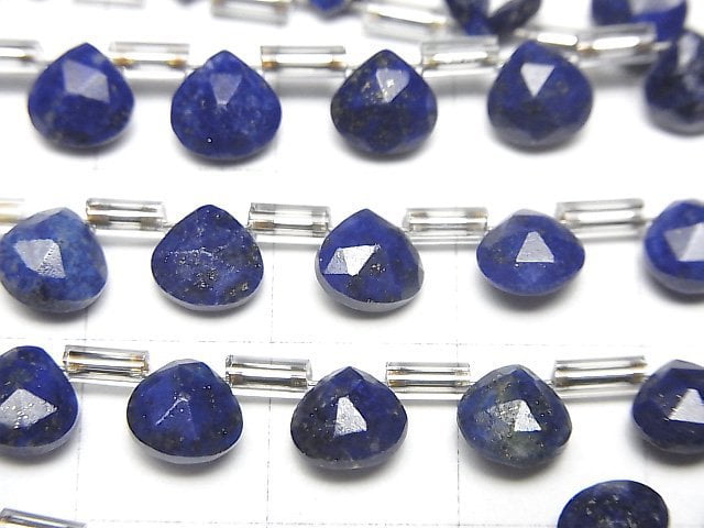 [Video] Lapislazuli AA++ Chestnut Faceted Briolette 6x6mm 1strand (18pcs )