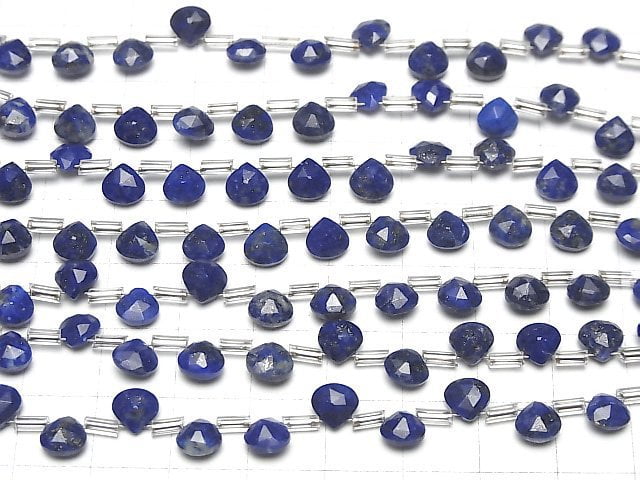 [Video] Lapislazuli AA++ Chestnut Faceted Briolette 6x6mm 1strand (18pcs )