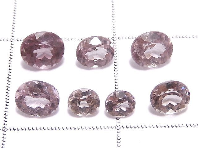 [Video][One of a kind] High Quality Dragon Garnet AAA Loose stone Faceted 7pcs Set NO.45