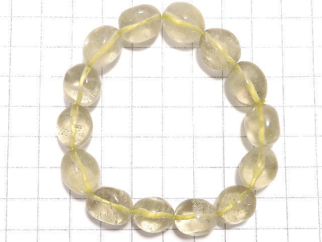 [Video][One of a kind] Libyan Desert Glass Nugget Bracelet NO.12