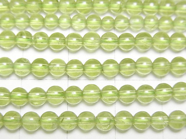 [Video]High Quality Peridot AAA- Round 4mm half or 1strand beads (aprx.15inch/37cm)