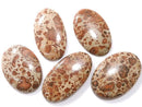 [Video][One of a kind] Asteroid Jasper Cabochon 5pcs Set NO.32