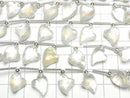 [Video] White Shell x Crystal AA++ Heart Cut Half or 1 Strand (8pcs)