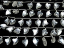 [Video] White Shell x Crystal AA++ Heart Cut Half or 1 Strand (8pcs)