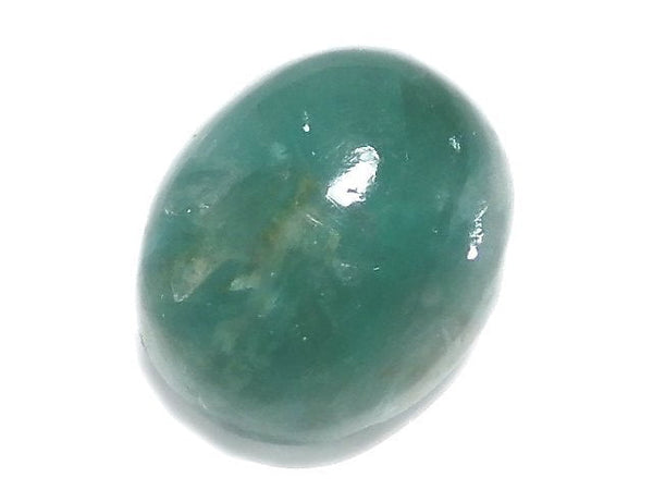 [Video][One of a kind] Green Mica Cabochon 1pc NO.6