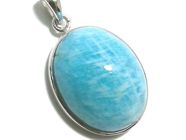 [Video][One of a kind] Amazonite AAA- Pendant Silver925 NO.2