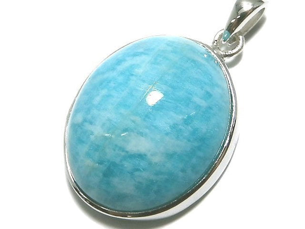 [Video][One of a kind] Amazonite AAA- Pendant Silver925 NO.4