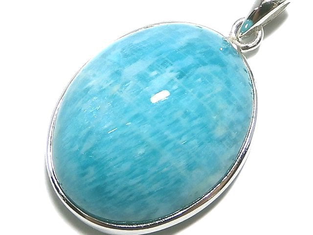 [Video][One of a kind] Amazonite AAA- Pendant Silver925 NO.9