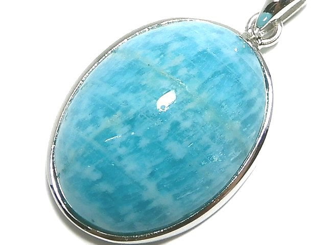 [Video][One of a kind] Amazonite AAA- Pendant Silver925 NO.10