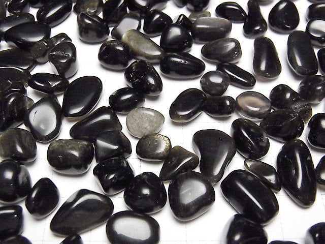 100g Obsidian Undrilled Chips