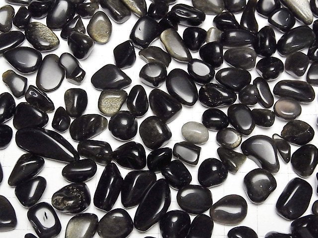 100g Obsidian Undrilled Chips